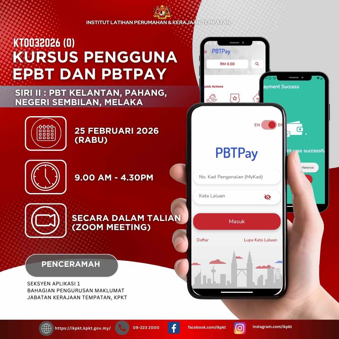 KURSUS PENGGUNA EPBT DAN PBTPAY SIRI 2