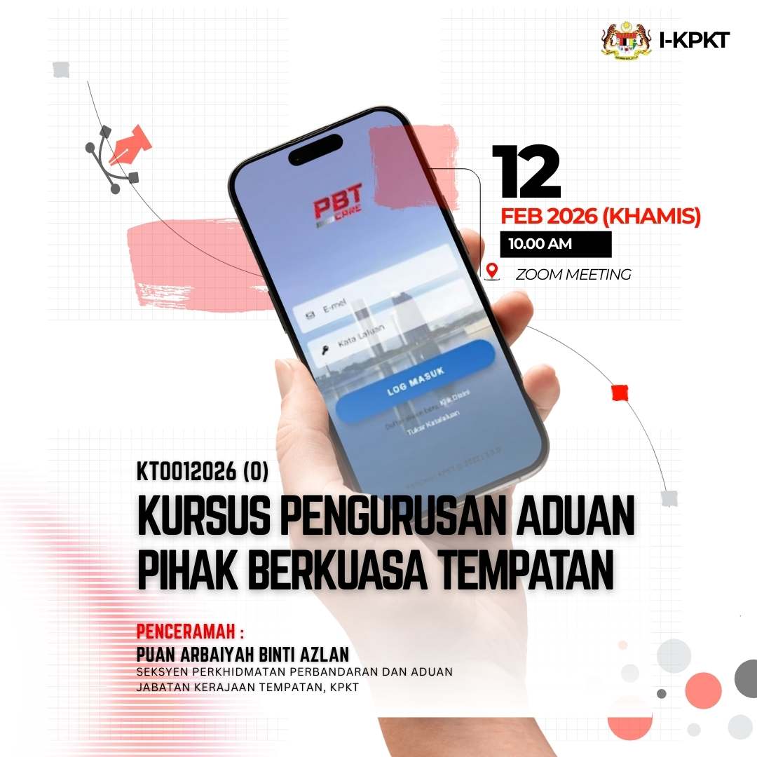 KURSUS PENGURUSAN ADUAN PIHAK BERKUASA TEMPATAN