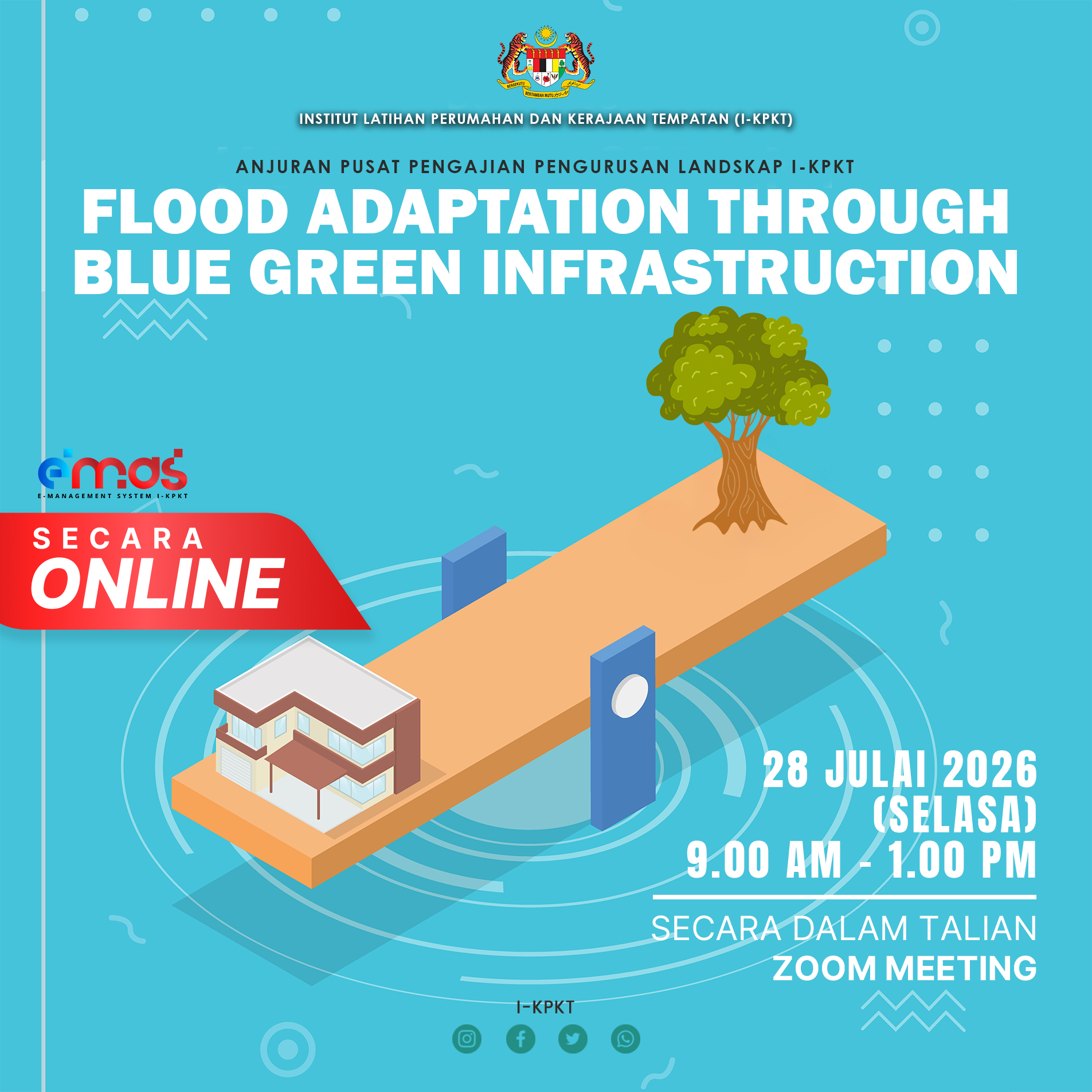 [LANDSCAPE TALK] FLOOD ADAPTATION THROUGH BLUE GREEN INFRASTRUCTION