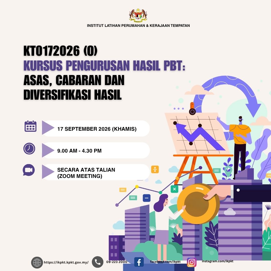 KURSUS PENGURUSAN HASIL PBT: ASAS, CABARAN DAN DIVERSIFIKASI HASIL
