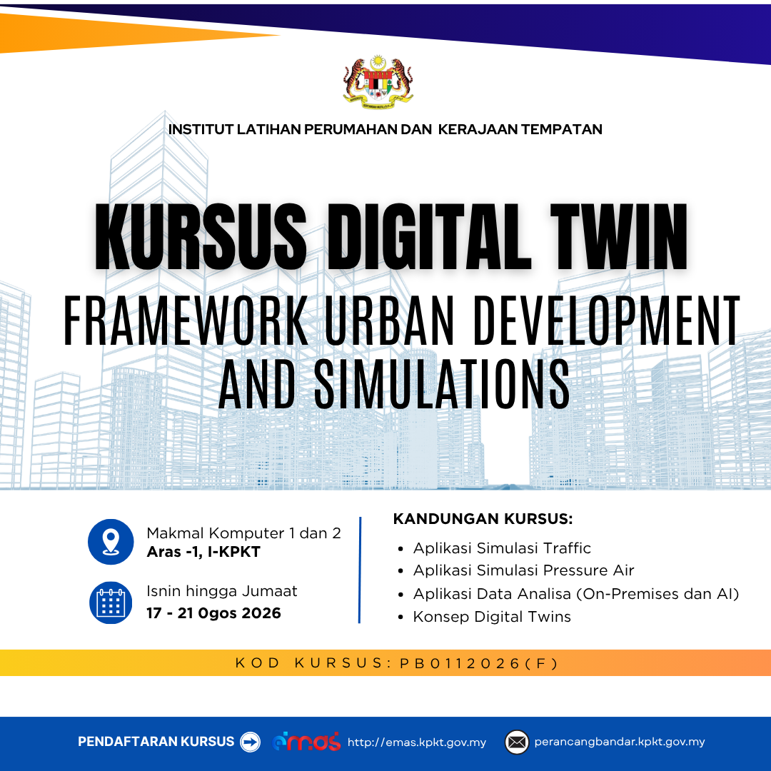 KURSUS DIGITAL TWIN FRAMEWORK FOR URBAN DEVELOPMENT AND SIMULATIONS
