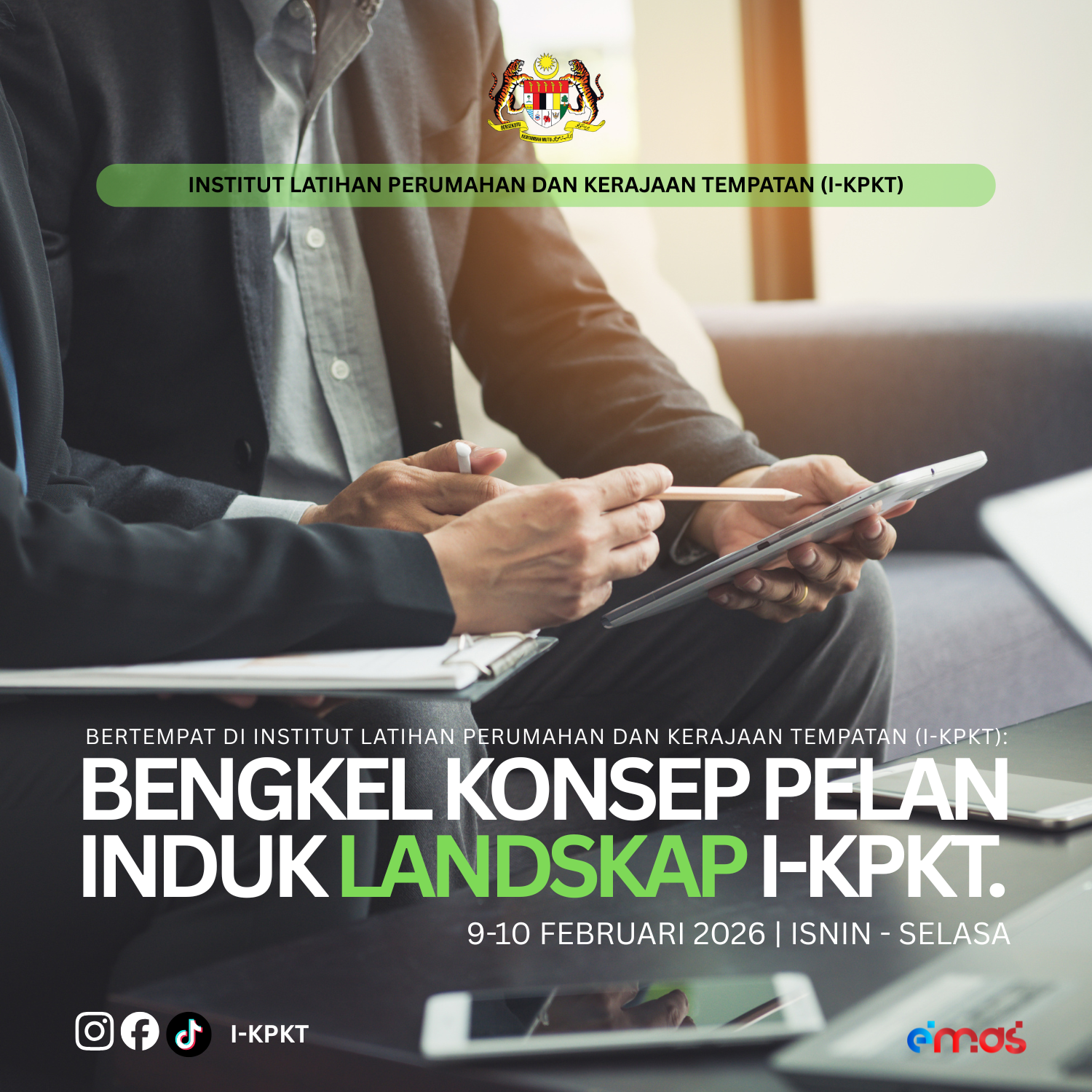 BENGKEL KONSEP PELAN INDUK LANDSKAP I-KPKT