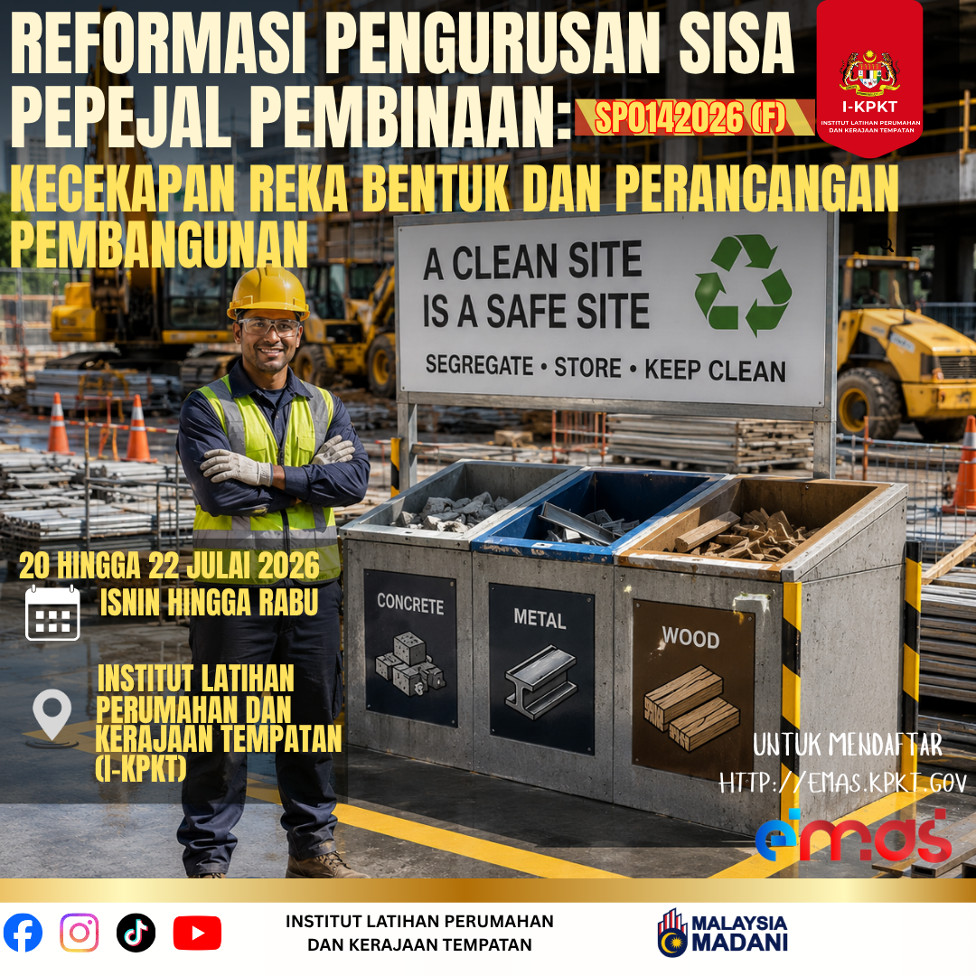 REFORMASI PENGURUSAN SISA PEPEJAL PEMBINAAN: KECEKAPAN REKA BENTUK DAN PERANCANGAN PEMBANGUNAN