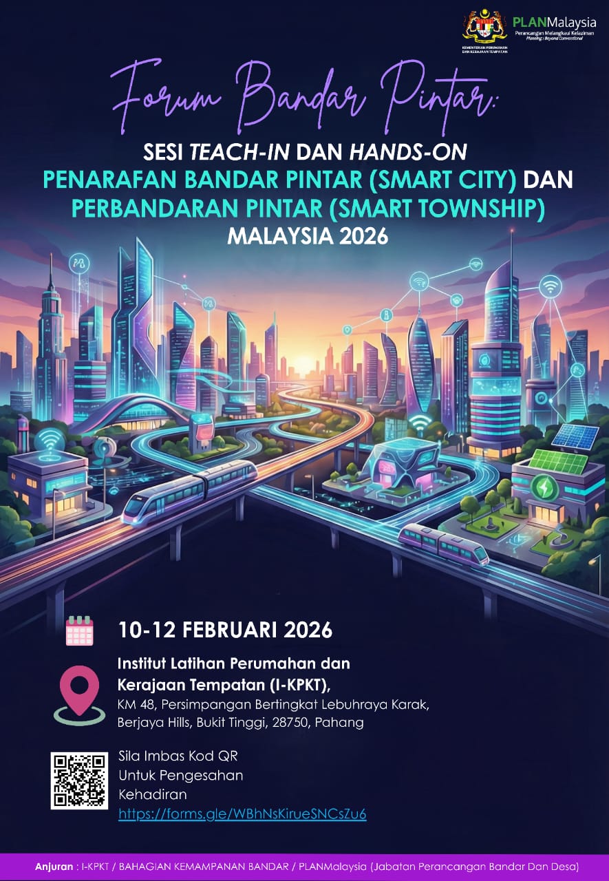 SESI 'TEACH-IN' DAN 'HANDS-ON NATIONAL SMART CITY PLATFORM (NSCP)' BAGI PENARAFAN BANDAR PINTAR MALAYSIA 2026