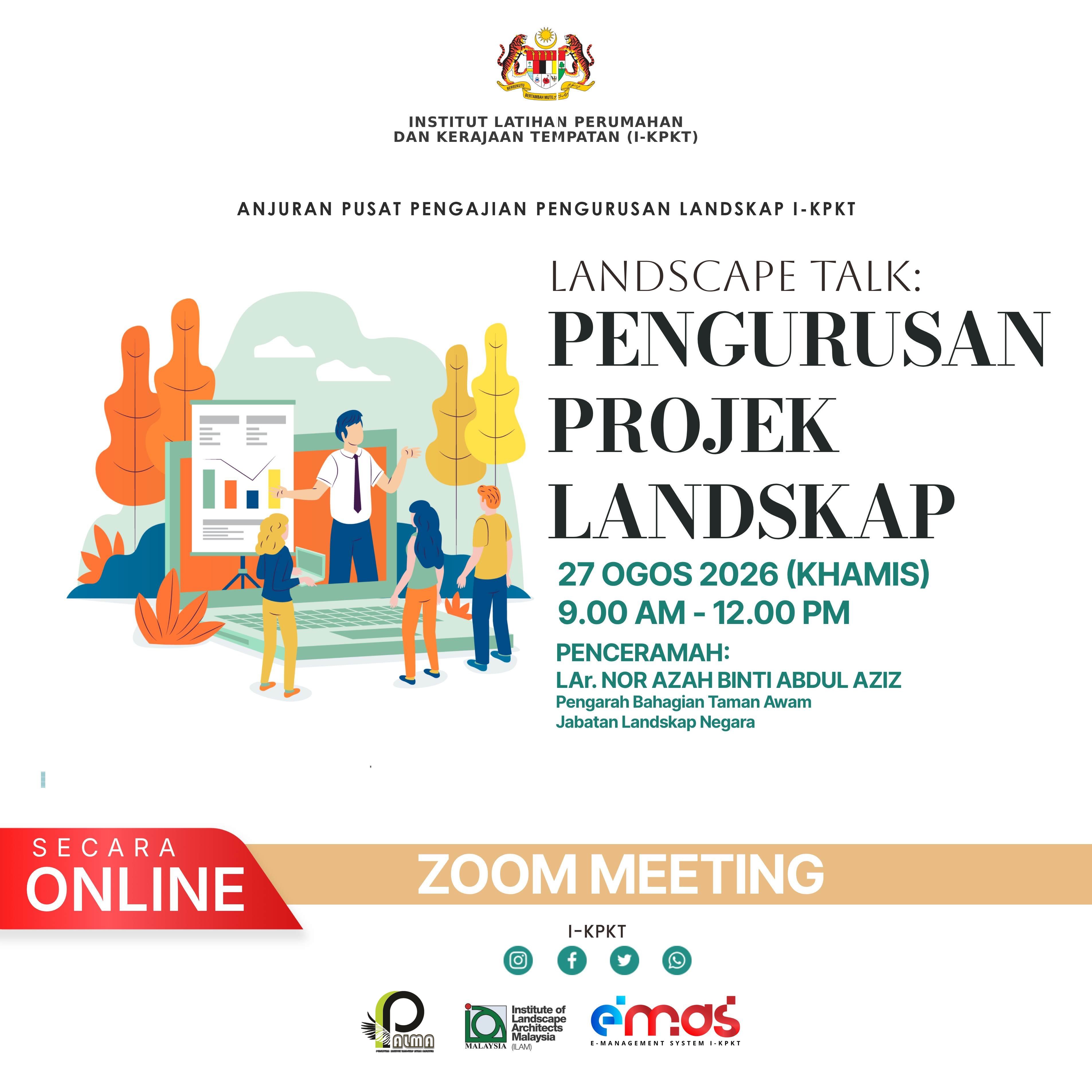 [LANDSCAPE TALK] PENGURUSAN PROJEK LANDSKAP